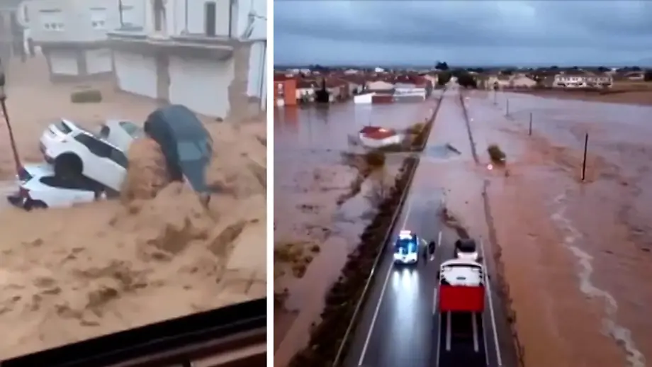 Ausmaß der Überschwemmungen in Spanien nach Regenfällen