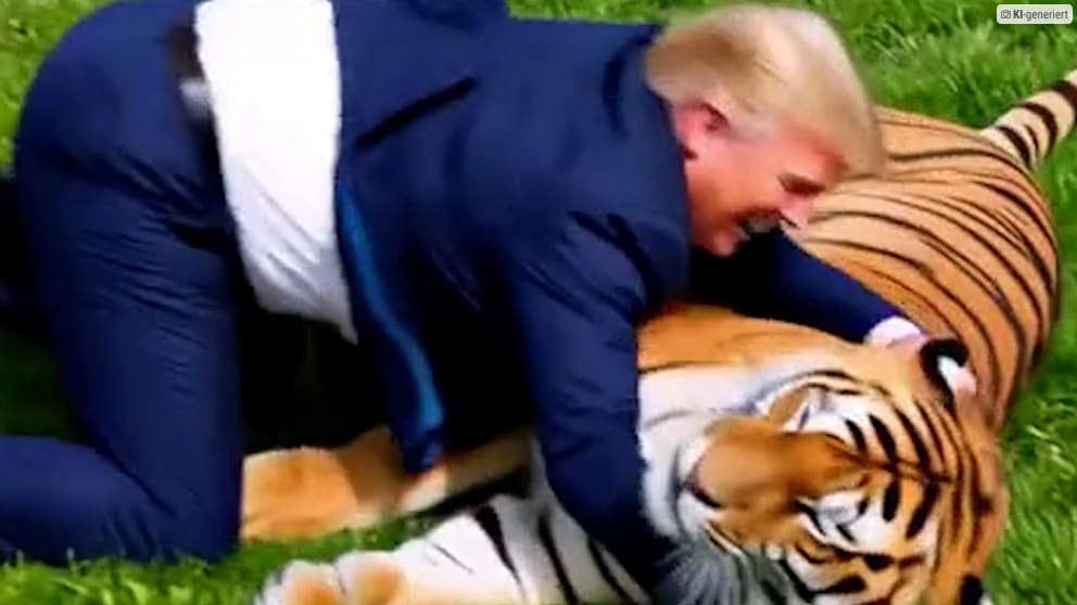 Trump und virtuelle Tierwelt