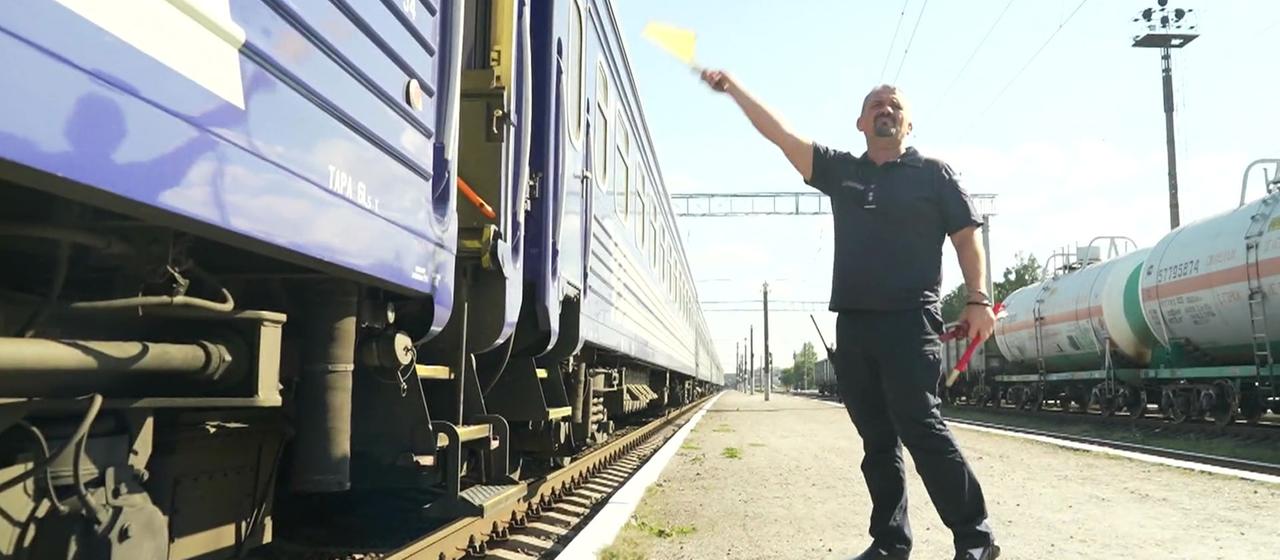 Gefährlicher Alltag der ukrainischen Bahnmitarbeiter