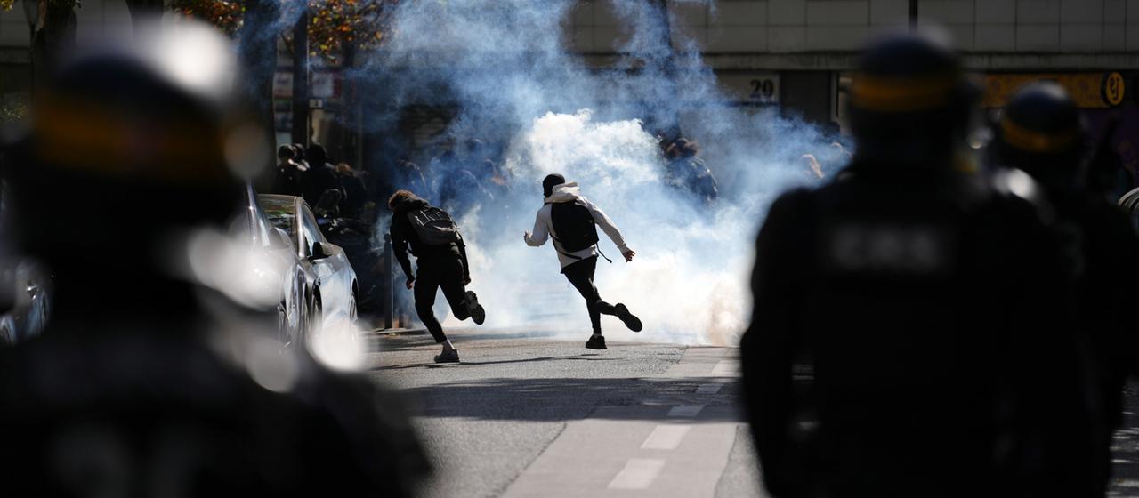 Schülerproteste in Frankreich führen zu zahlreichen Festnahmen