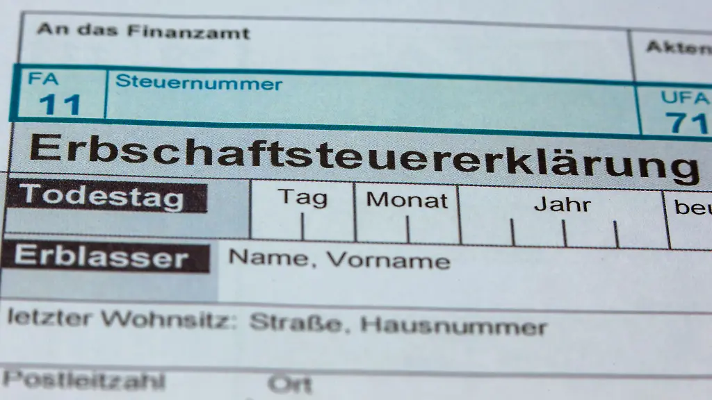 Aktueller Stand zu Erbschaft- und Schenkungsteuer