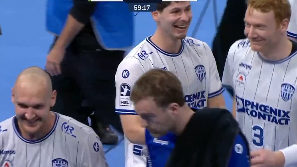 Handballspieler Christian O’Sullivan sorgt für Lacher beim Spiel